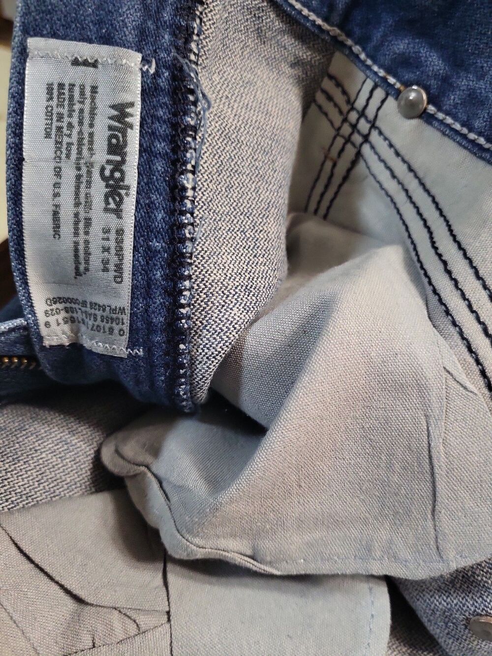 Lot of 3 Vintage Wrangler 936 Cowboy Cut Slim Fit Jeans 31x34 Blue Denim Bundle - Picture 10 of 16